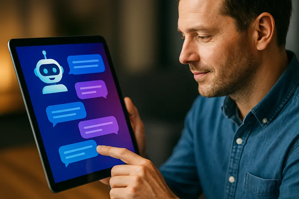 AI chatbots interactively qualify leads by asking targeted questions in real-time.