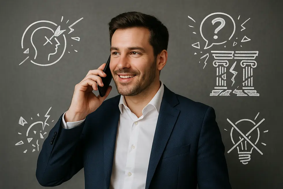 Team strategizing evolves cold calling from impersonal to research-driven.