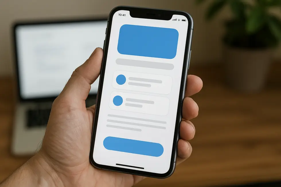 Users form judgments about mobile apps within milliseconds.