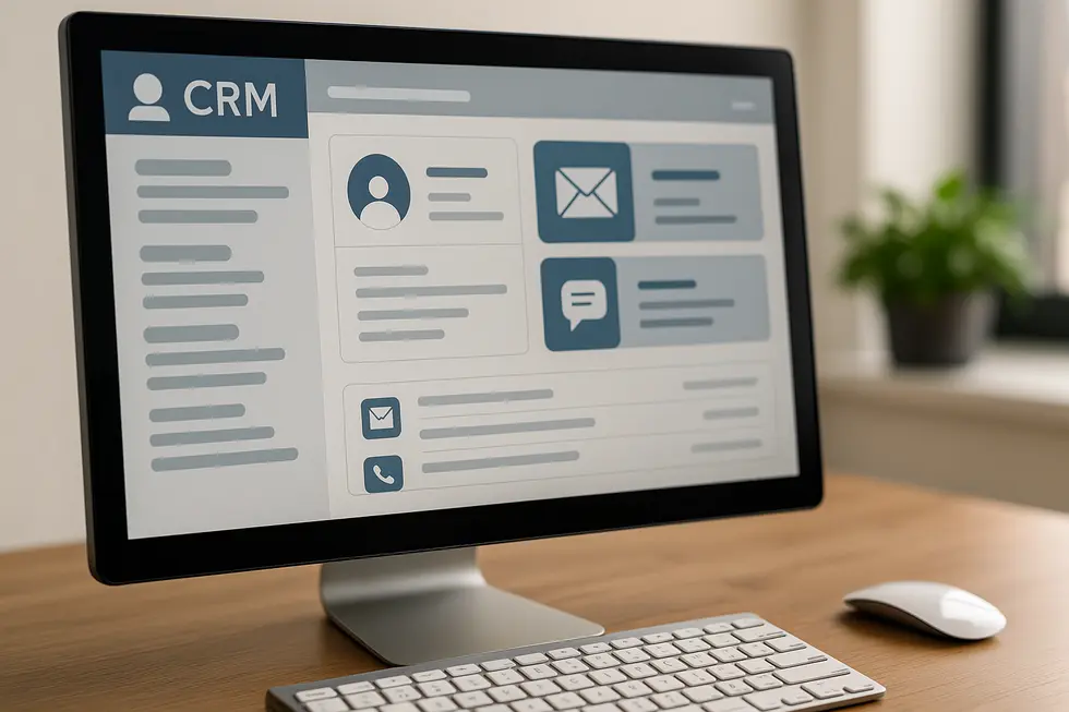 A business owner utilizing innovative tools to automate email campaigns.