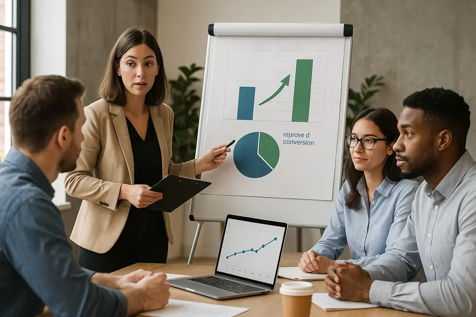 A business owner evaluating lead quality with detailed metrics.