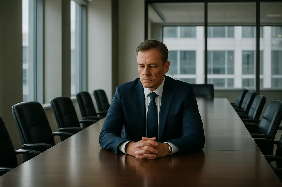 A CEO’s isolated reflection on leadership accountability.