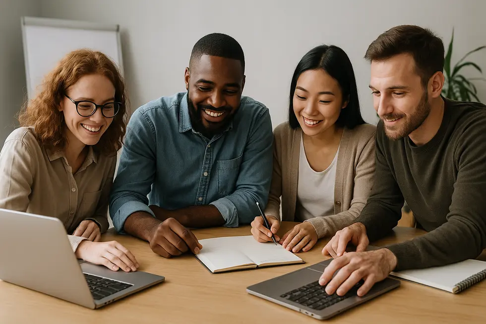 Teams harnessing diverse strengths for optimal resource allocation.