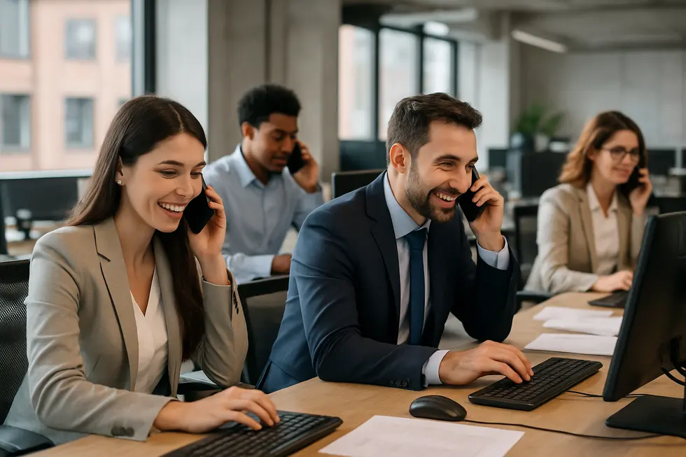 Sales team quickly engaging with customers, building trust and boosting conversions.
